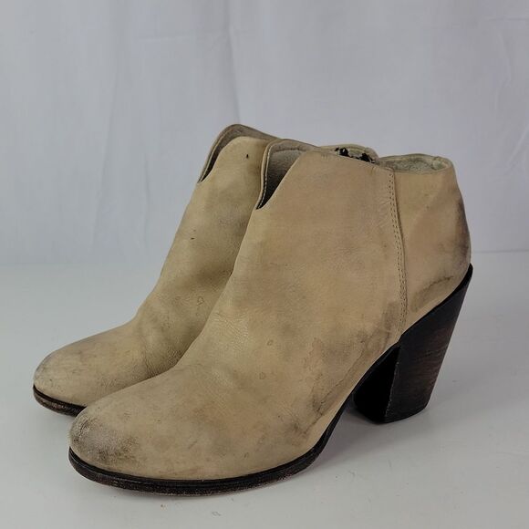 Freebird By Steven Detroit Cream Women's Booties - Picture 8 of 16